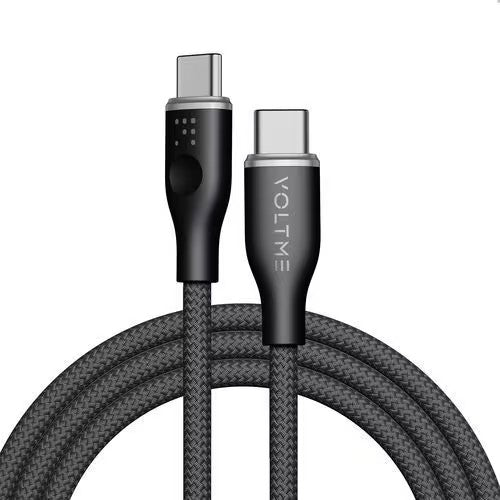 VOLTME ラグシリーズ ナイロン 充電ケーブル USB-C&USB-C 60W 1m