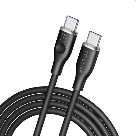 VOLTME モスシリーズ(Eマーカー)シリコン 充電ケーブル USB-C&USB-C 100W 1.8m