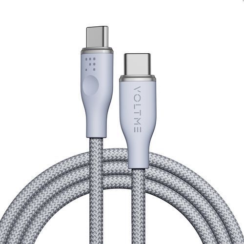 VOLTME ラグシリーズ ナイロン 充電ケーブル USB-C＆USB-C 60W 1m