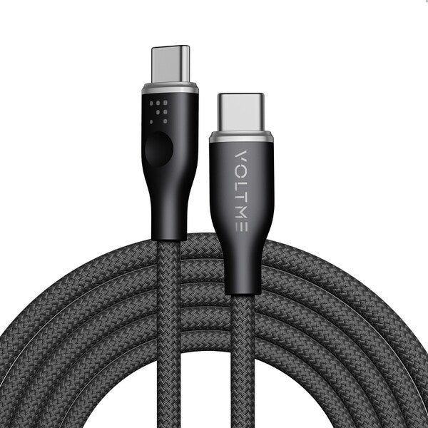 VOLTME ラグシリーズ ナイロン 充電ケーブル USB-C＆USB-C 60W 1.8m