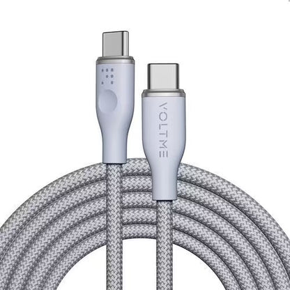 VOLTME ラグシリーズ ナイロン 充電ケーブル USB-C＆USB-C 60W 1.8m