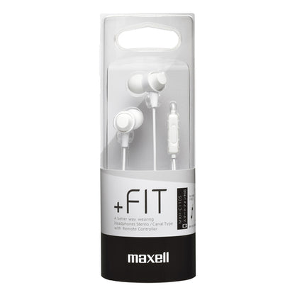 マイク搭載リモコン付カナル型ヘッドホン「+FiT」MXH-C110S