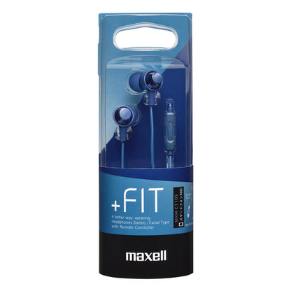 マイク搭載リモコン付カナル型ヘッドホン「+FiT」MXH-C110S