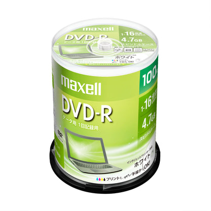 マクセル maxell データ用 DVD-R（1～16倍速対応） インクジェットプリンター対応品 スピンドルケース DR47PWE.20SP/50SP/100SP