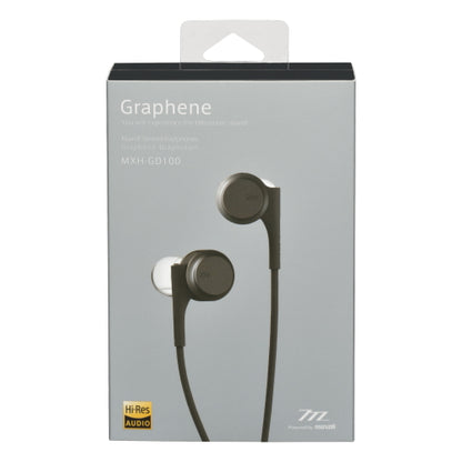 【販売終了】マクセル　maxell  【ハイレゾ対応】　カナル型　イヤホン（ヘッドホン）　『Graphene（グラフェン）』 MXH-GD100