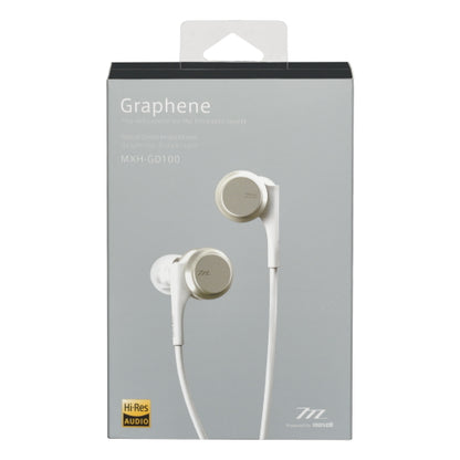 【販売終了】マクセル　maxell  【ハイレゾ対応】　カナル型　イヤホン（ヘッドホン）　『Graphene（グラフェン）』 MXH-GD100