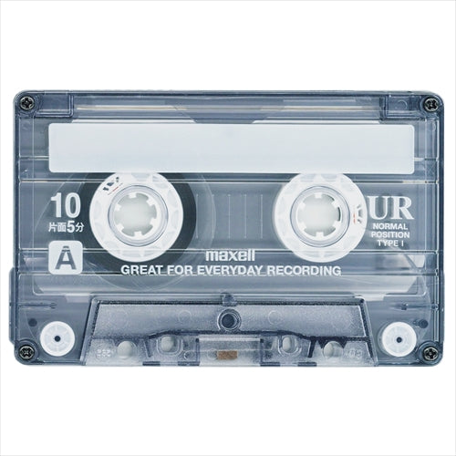【販売終了】カセットテープ　UR　ノーマルポジション　（10分）  （4巻パック） UR-10M 4P