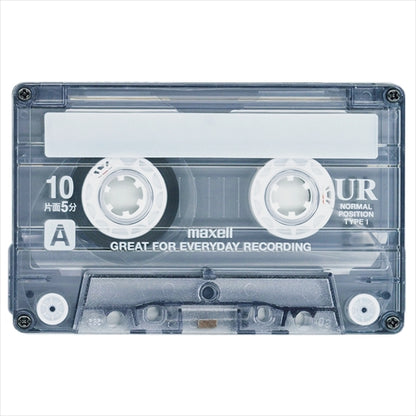【販売終了】カセットテープ UR ノーマルポジション　（10分）（10巻パック）UR-10M 10P