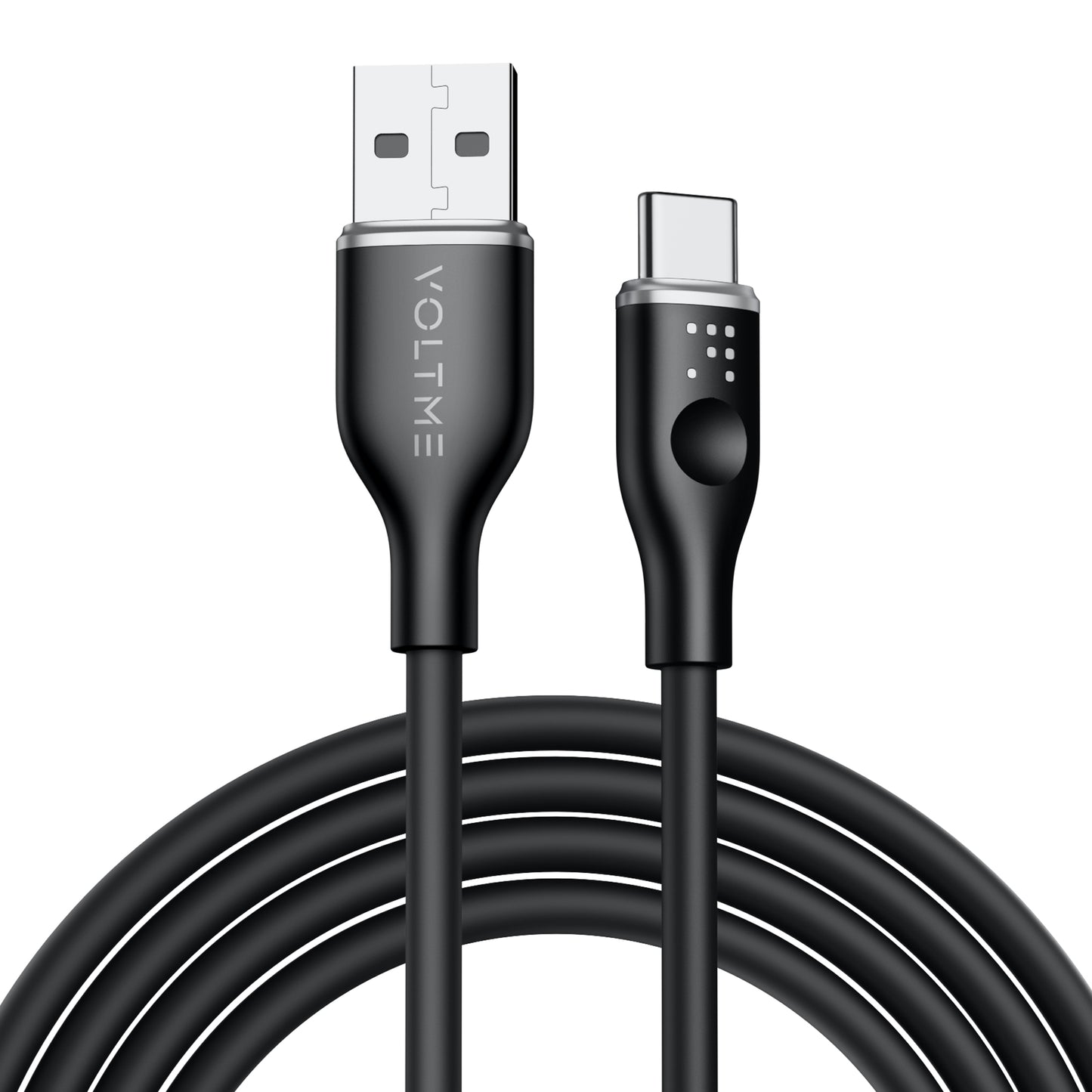 VOLTME モスシリーズ シリコン 充電ケーブル USB-A＆USB-C 60W 1.8m