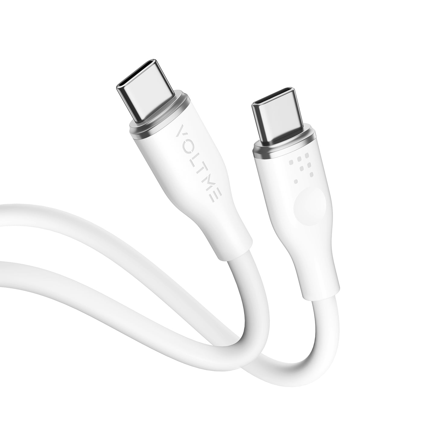 VOLTME モスシリーズ シリコン 充電ケーブル USB-C＆USB-C 60W 1m