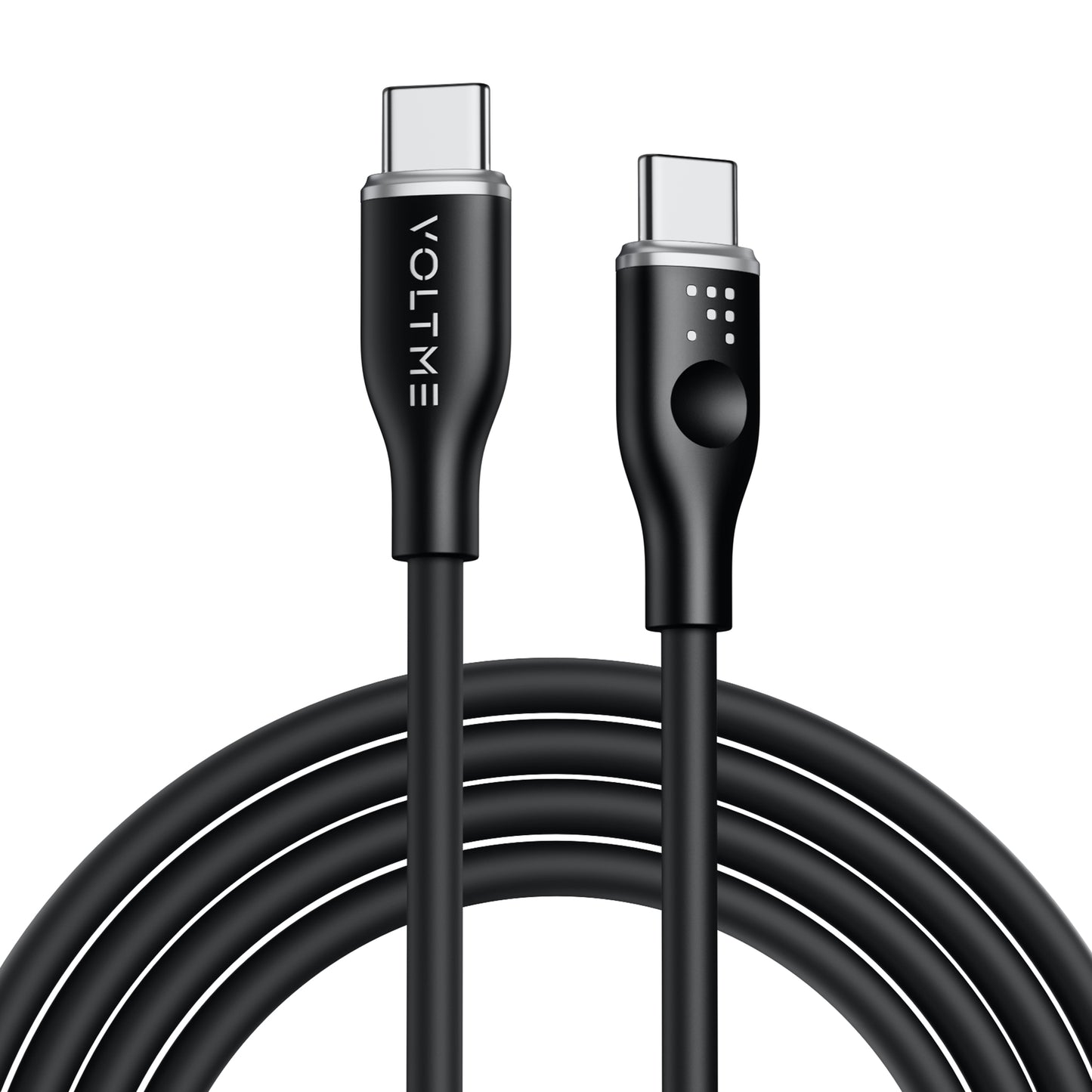 VOLTME モスシリーズ シリコン 充電ケーブル USB-C＆USB-C 60W 1.8m