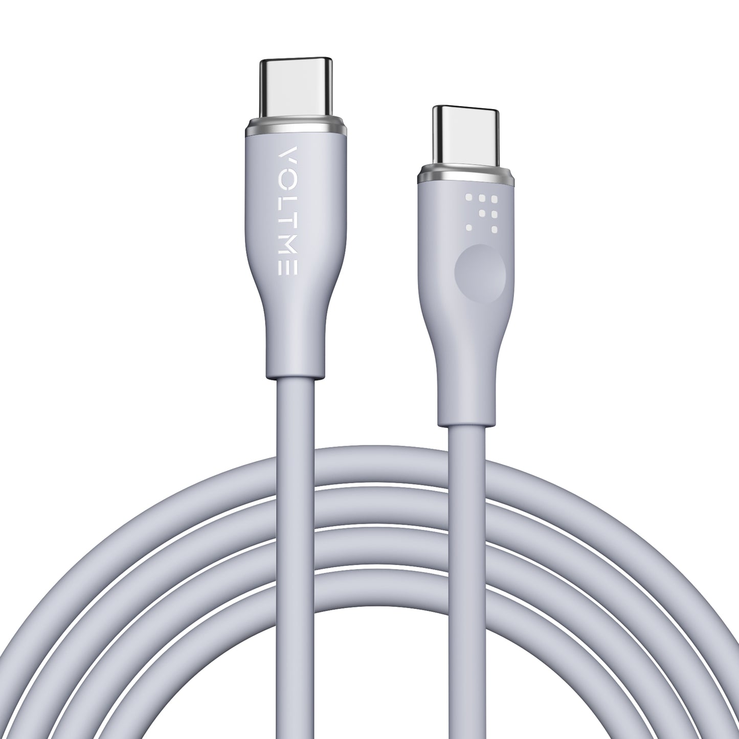 VOLTME モスシリーズ シリコン 充電ケーブル USB-C＆USB-C 60W 1.8m