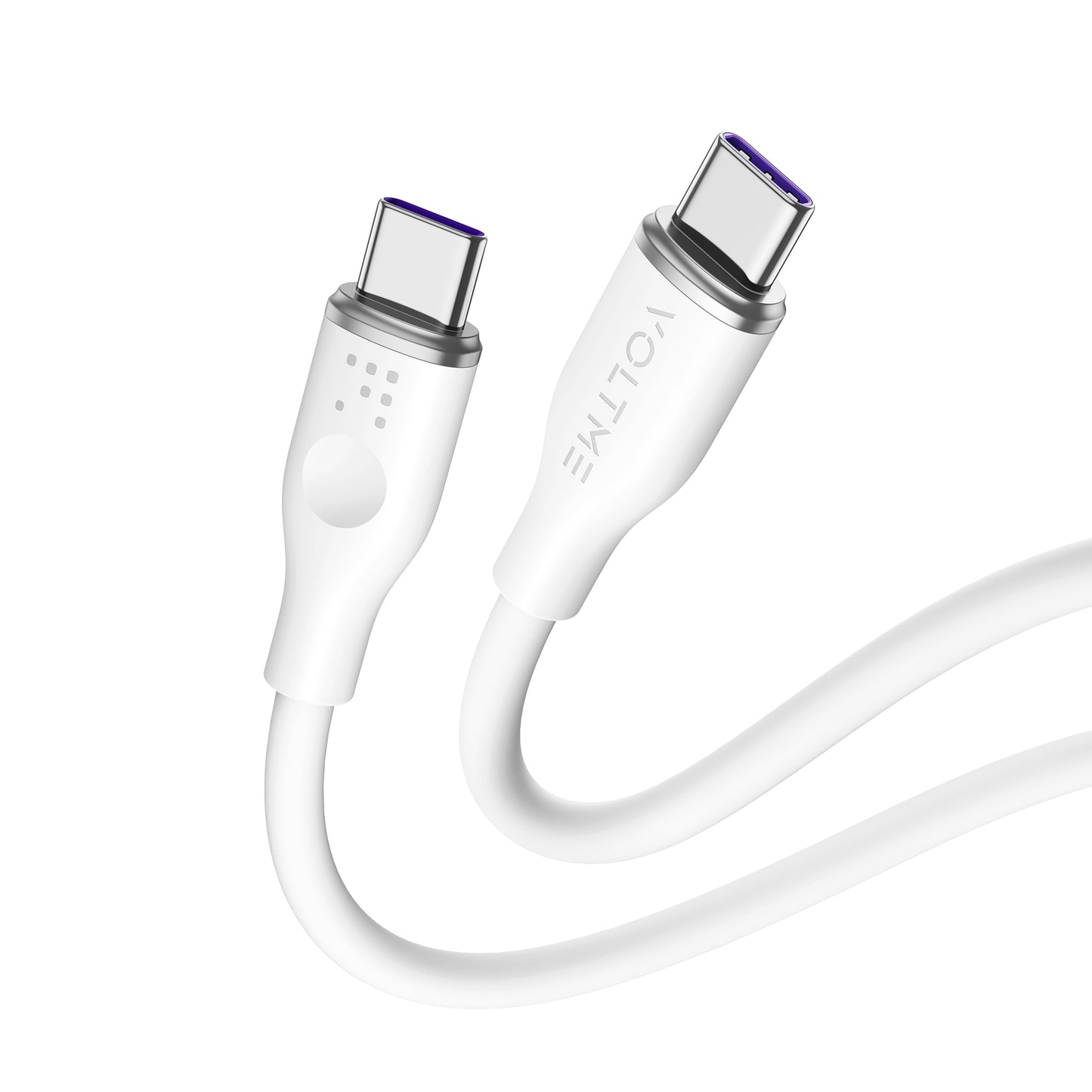 VOLTME モスシリーズ（Eマーカー）シリコン 充電ケーブル USB-C＆USB-C 100W 1m