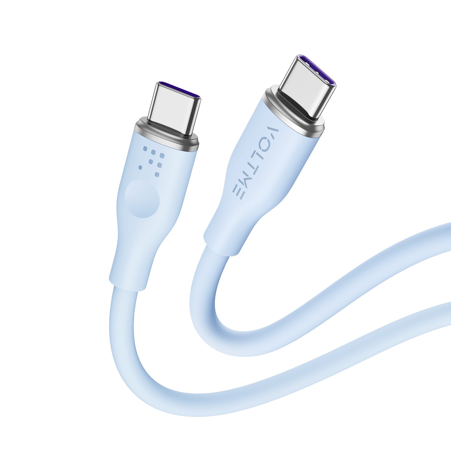 VOLTME モスシリーズ（Eマーカー）シリコン 充電ケーブル USB-C＆USB-C 100W 1m