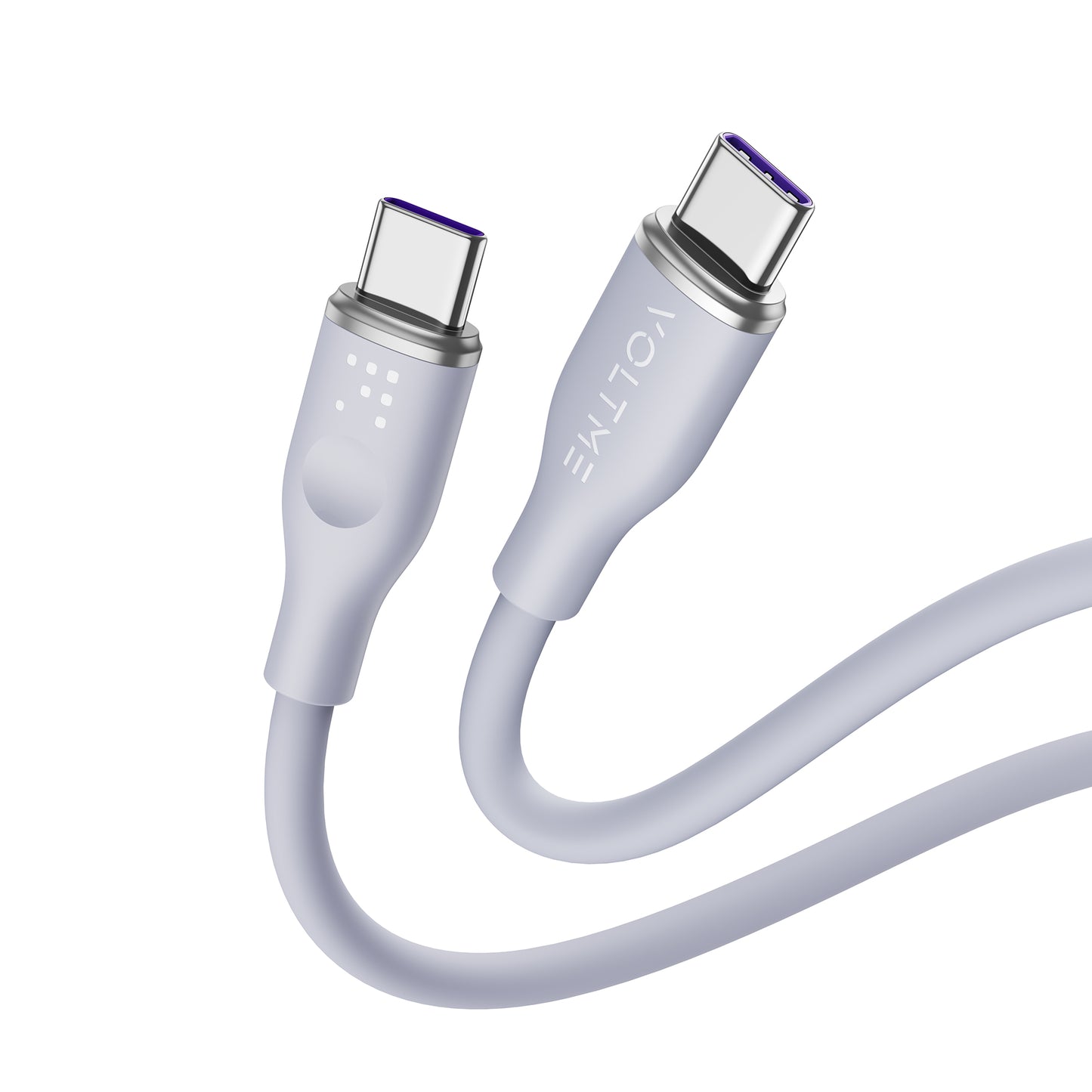 VOLTME モスシリーズ（Eマーカー）シリコン 充電ケーブル USB-C＆USB-C 100W 1m