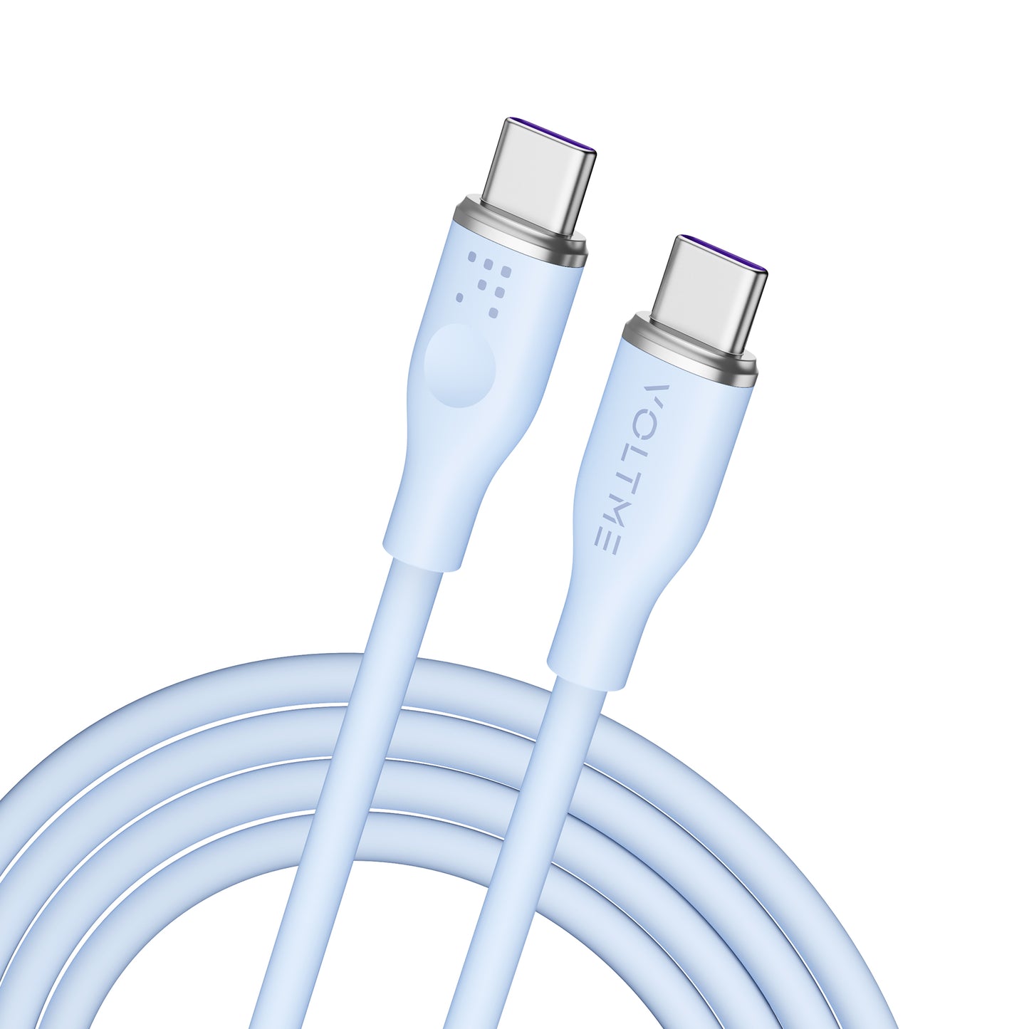 VOLTME モスシリーズ（Eマーカー）シリコン 充電ケーブル USB-C＆USB-C 100W 1.8m