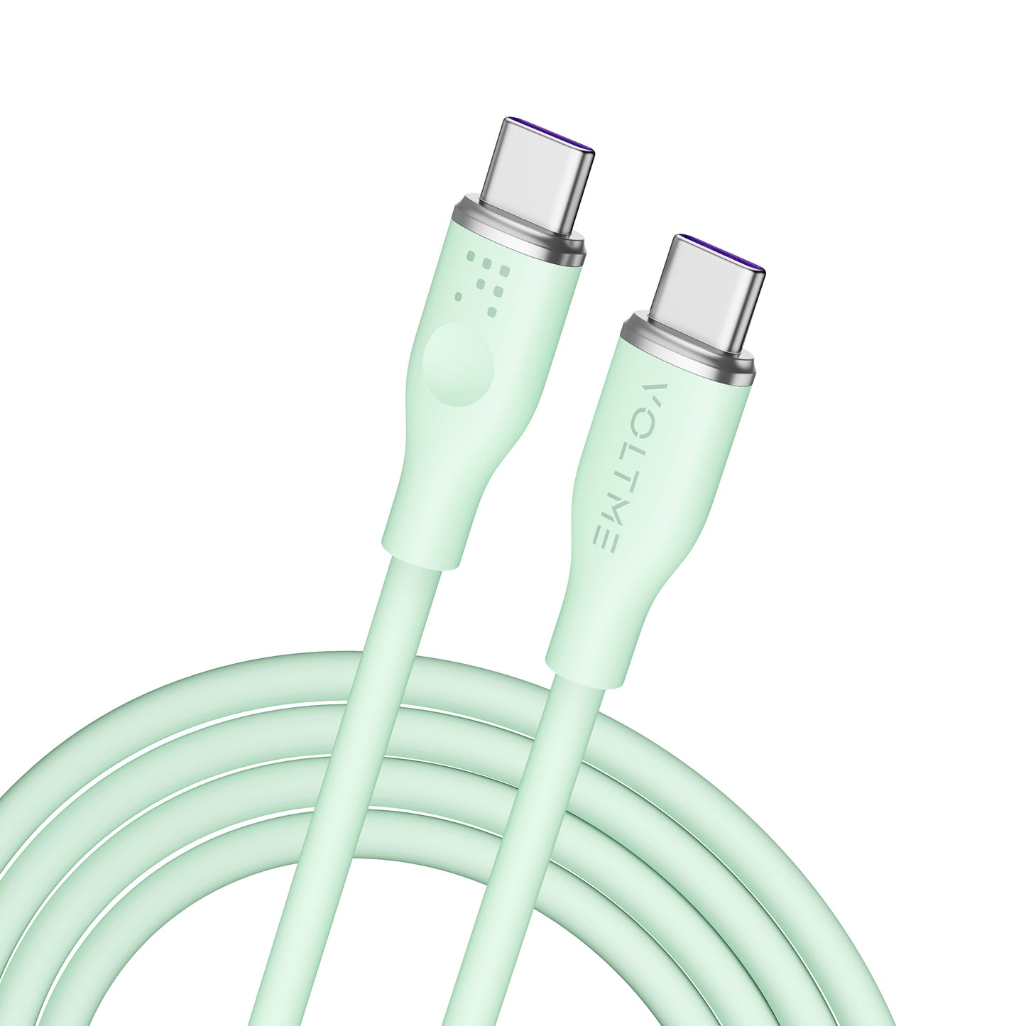 VOLTME モスシリーズ（Eマーカー）シリコン 充電ケーブル USB-C＆USB-C 100W 1.8m