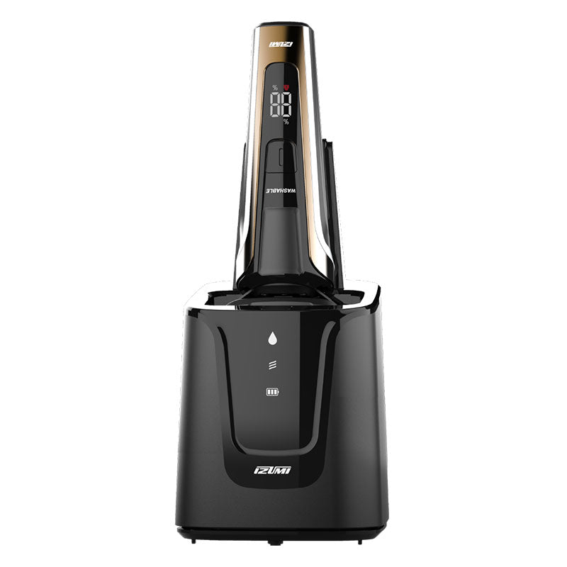 【販売終了】往復式シェーバー  ハイエンドシリーズ  Z-DRIVE   6枚刃  IZF-V991-N  洗浄器付き  日本製