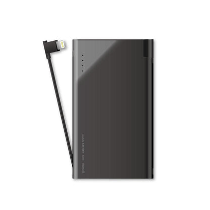 【販売終了】Lightningコネクタ専用モバイルバッテリー  MPC-CL6200P  Lightningコネクタ専用ケーブル一体型  6200mAh  「Made for iPhone/iPad 」取得