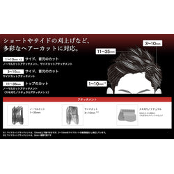 マクセルイズミ ヘアーカッター Cleancut HC-FW28-R レッド ショートやサイドの刈上げなど多彩なヘアーカットに対応