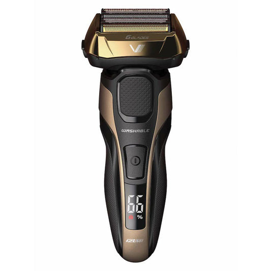 【販売終了】マクセルイズミ 往復式シェーバー  ハイエンドシリーズ  Z-DRIVE  6枚刃   IZF-V990-N  洗浄機付  日本製